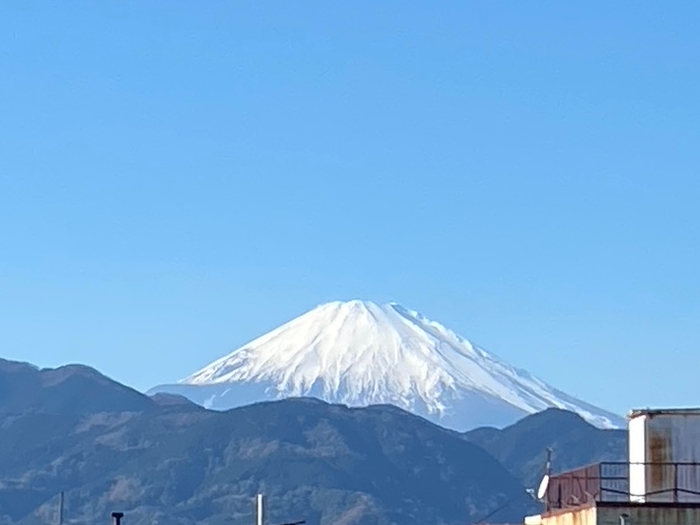 新松田駅からの富士山